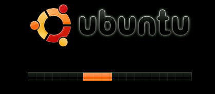 usplash, de Ubuntu: el sistema está arrancando